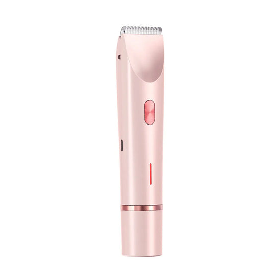 Dual-Head Rechargeable Electric Epilator for Women – Intimate Grooming, Body Hair Removal, Wet & Dry