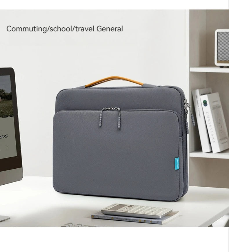 Waterproof Laptop Sleeve Bag 13.3"–15.6" — Portable Travel Carrying Case for MacBook Air/Pro