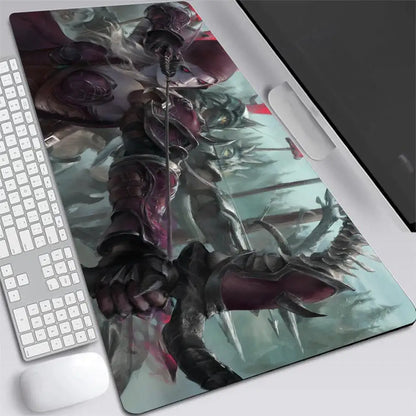 World of Warcraft Sylvanas XXL Gaming Mouse Pad – Large Desk Mat, Rubber Base, Multiple Sizes
