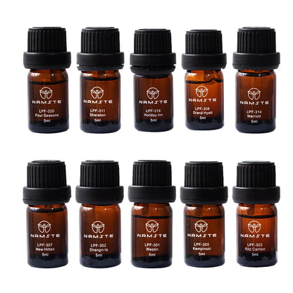 100% Pure Essential Oil Set 10x5ml – Hotel, Floral, Perfume & Mix Scents for Aroma Diffuser