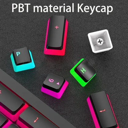 129-Key Pudding Keycaps – OEM Profile PBT, Transparent, MX Hot-Swap Compatible