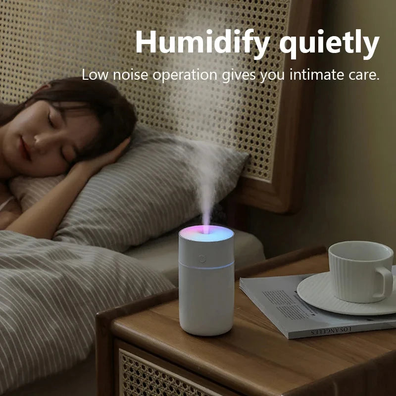 HOMEFISH Mini USB Aroma Diffuser – Portable Rechargeable Wireless Humidifier, Essential Oil Atomizer for Home & Car