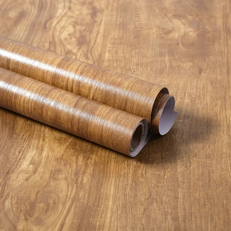Self-Adhesive Waterproof Wood Effect Wallpaper Roll – PVC Vinyl