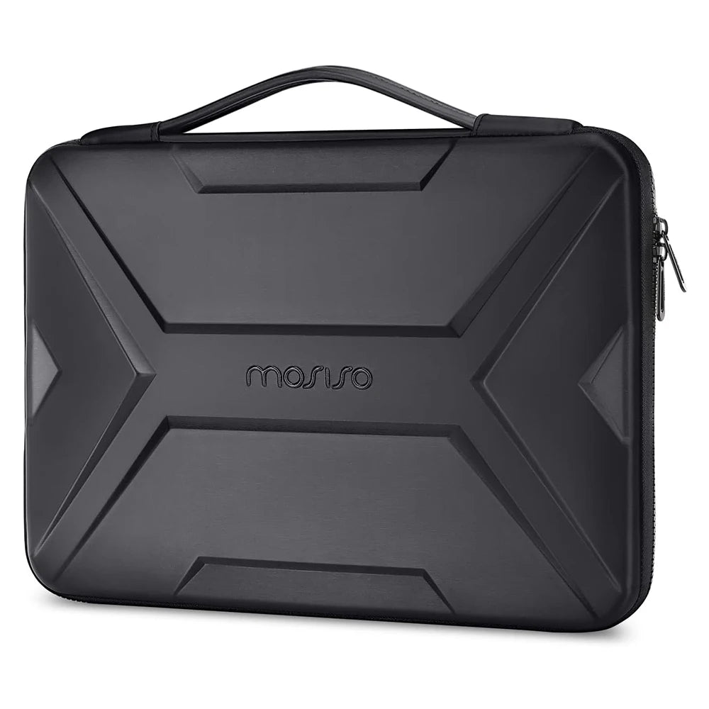MOSISO Laptop Sleeve 15"/16" – Waterproof Hard Shell Shoulder Bag for MacBook Pro, HP, Dell