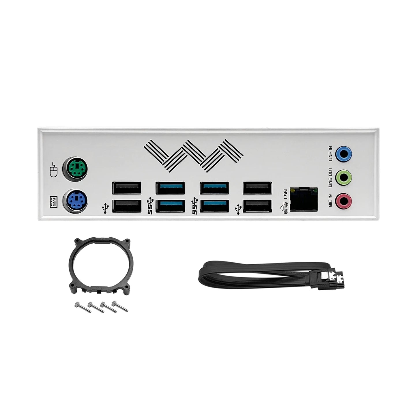 MACHINIST X99 U9 Motherboard – LGA2011-3, DDR4, 3x NVMe M.2, White Armor