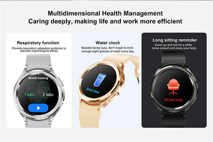 2025 Smart Watch 6 – AMOLED HD Screen, 100+ Sport Modes, IP68 Waterproof, Android & iOS