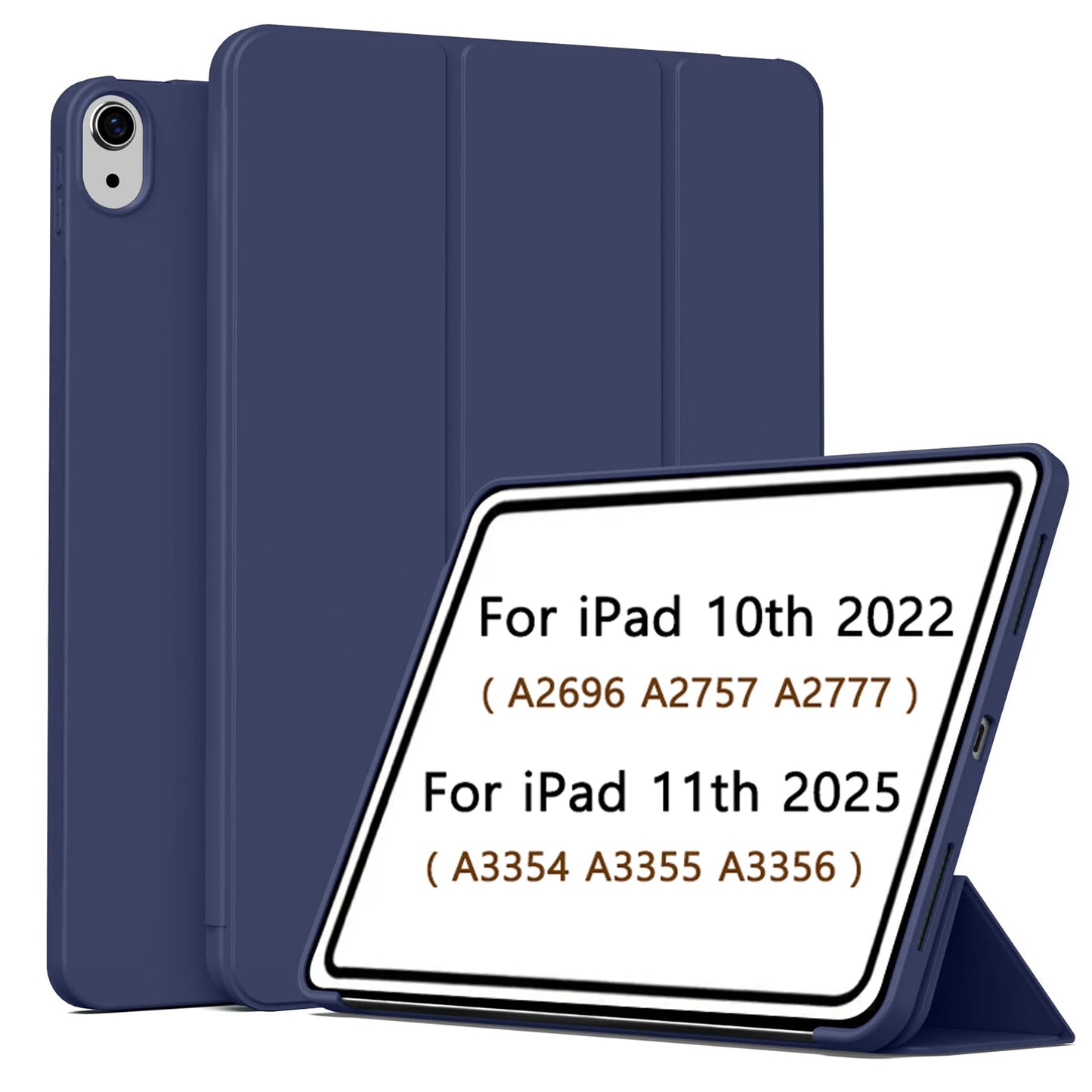 Magnetic Slim Trifold iPad Case – 11" 2025 / 10.9" 2022