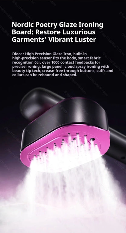 Mini Portable Steam Iron – Handheld Garment Steamer, Wet & Dry, Foldable | EU Plug | CENRR