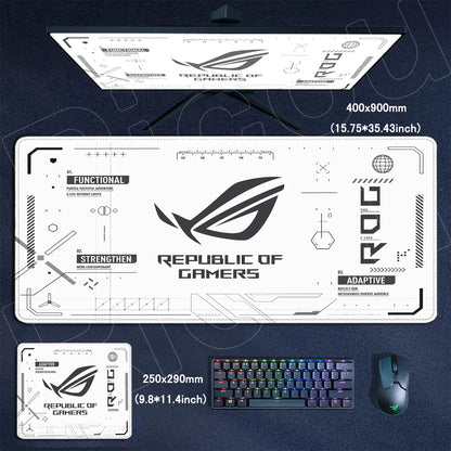 Riccu XXL Anime Gaming Mouse Pad — HD Print, Stitched Edges, Multiple Sizes