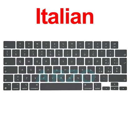 MacBook Pro Air Keycap Replacement Set M1 M2 M3 — 13" 14" 16" Keyboard Repair (A2442 A2485 A2779 A2780 A2681 A2941)
