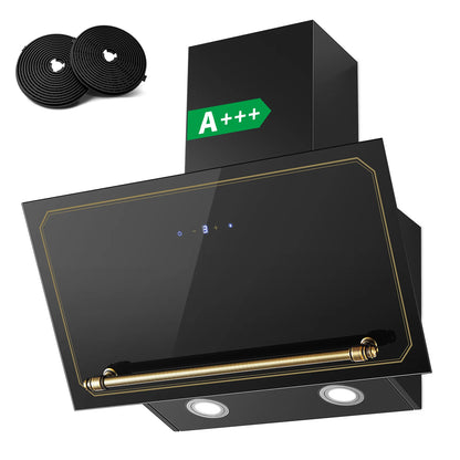 60cm Retro Wall Hood | 400m³/h Suction | A+++ | LED | Dual Filter