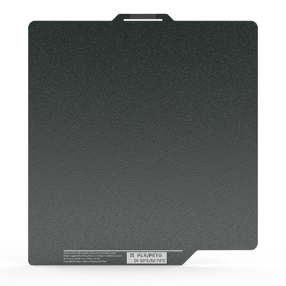 BIQU Panda CryoGrip Build Plate 256x256mm – Spring Steel, Textured, for Bambu Lab P1 & X1