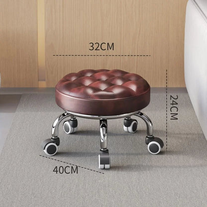 R.E.D. Shopping universal wheel stool with wheels for floor wiping, small child-friendly stool for learning to walk in home and garden.