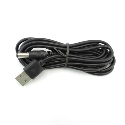 USB 2.0 Male A to DC 5.5mm x 2.1mm Plug Jack DC Power Cord Socket Connector 5V Cable Line 5.5mm*2.1mm 1