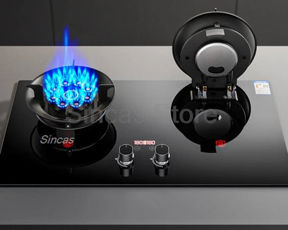 Two-Burner Gas Stove – Fierce Fire Desktop & Built-in | LPG & Natural Gas