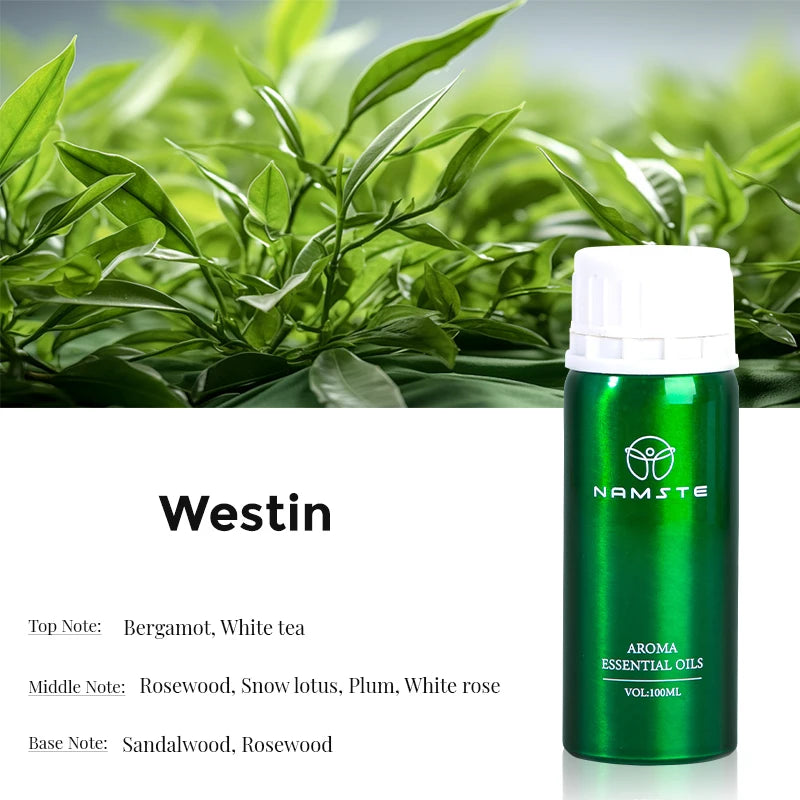 NAMSTE Hotel Signature Scent Essential Oil Diffuser – 300ml, 10 Luxury Fragrances, Home Air Freshener