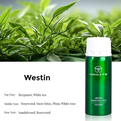 NAMSTE Hotel Signature Scent Essential Oil Diffuser – 300ml, 10 Luxury Fragrances, Home Air Freshener