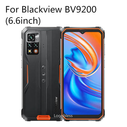 Blackview BV9200 wallet case with stand, black leather phone holster cover for business-style mobile protection.