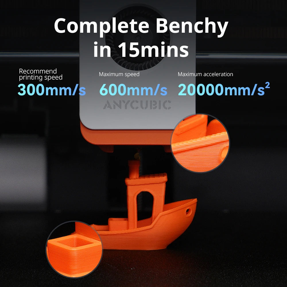 ANYCUBIC Kobra S1 Combo Multi-Color 3D Printer – Max 600mm/s, Core XY, High Precision