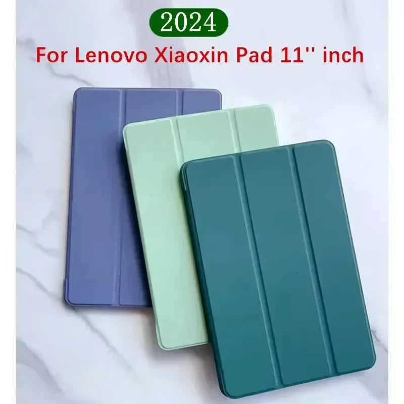 Magnetic Smart Stand Faux Leather Case for Lenovo Xiaoxin Pad 2024 / Tab M11 11" (TB330FU/TB331FC)
