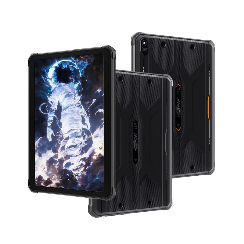 HOTWAV R10 Pro Rugged Tablet | 10800mAh | 10.1" HD+ | Android 14 | 8GB+256GB | 4G | 13MP