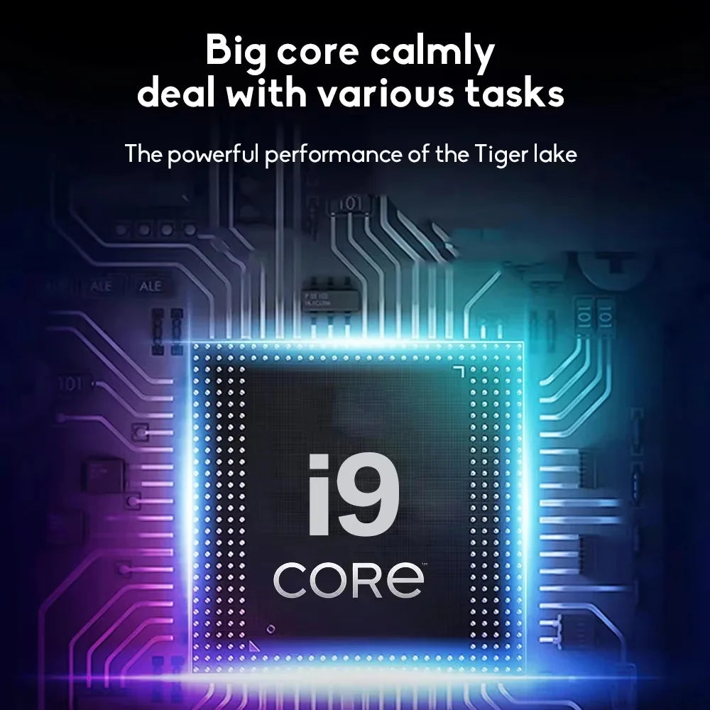 14.1" Gaming Laptop – Intel Core i9-10980HK, 16GB RAM, up to 2TB SSD, Windows 11 | Portable Office & Gaming Notebook