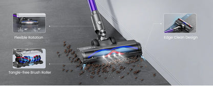 Honiture S14 Cordless Vacuum Cleaner 450W – 60 Min Runtime, Removable Battery, Pet Hair