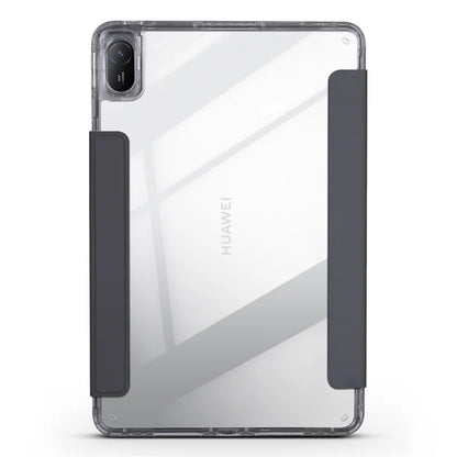 Huawei MatePad 11.5 2025 Smart Fold Case – Magnetic PU Leather + Acrylic Hard Back