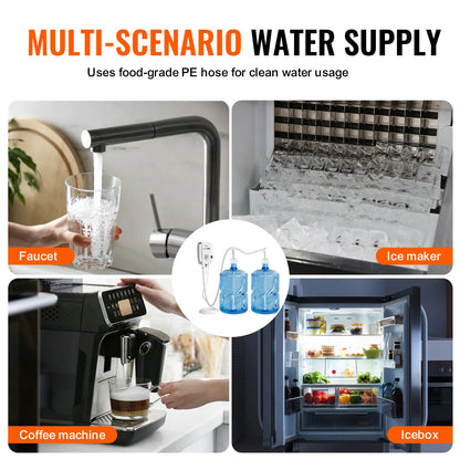 SucceBuy Electric Water Dispenser Pump — 2x5 Gallon Bottled Water, Double-Pipe Auto Dispensing