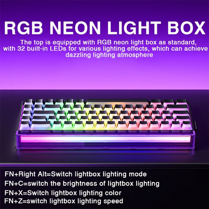 AULA HERO 68HE Magnetic Switch Keyboard – Rapid Trigger, 8K Polling, Hot-Swap, RGB, 68% Layout