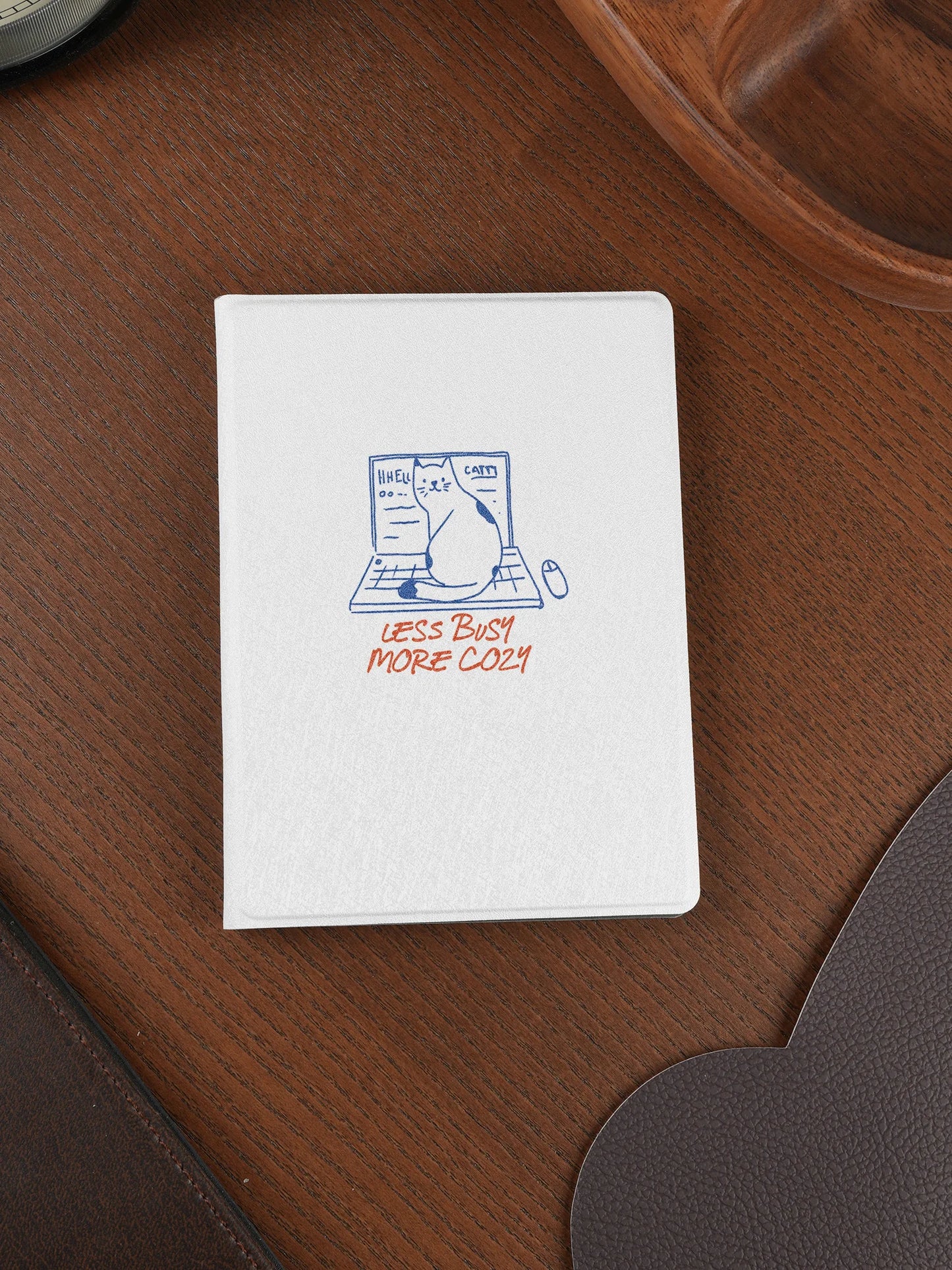 Twosheep Cute Cat & Dog Magnetic Case for Bigme B6 6" eReader – Auto Sleep/Wake, Shellless PU Cover