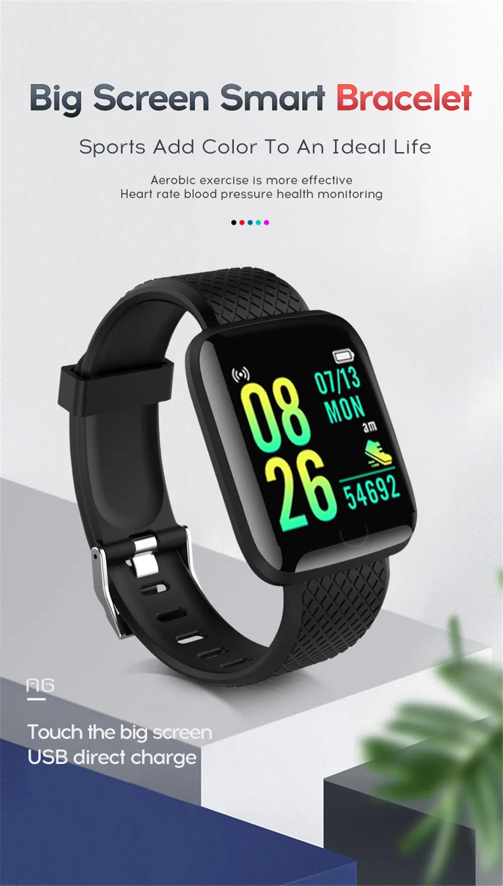 2024 Multifunction Smart Watch – Health Tracking, Notifications, Sport Modes