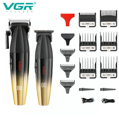 VGR Professional Hair Clipper | V-003 V-906 V-308 | Metal Body | Barber & Beard Trimmer