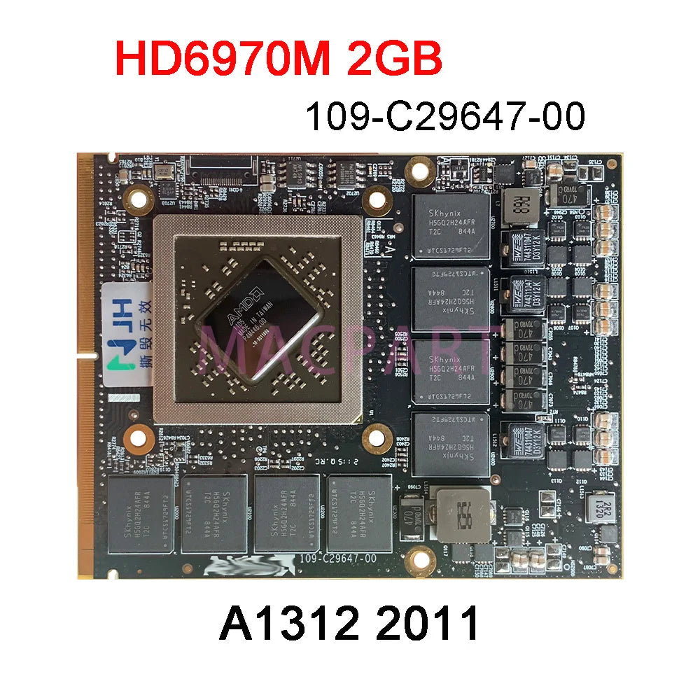 iMac A1311 / A1312 Graphics Card Replacement — HD4670M to HD6970M (2009–2011)