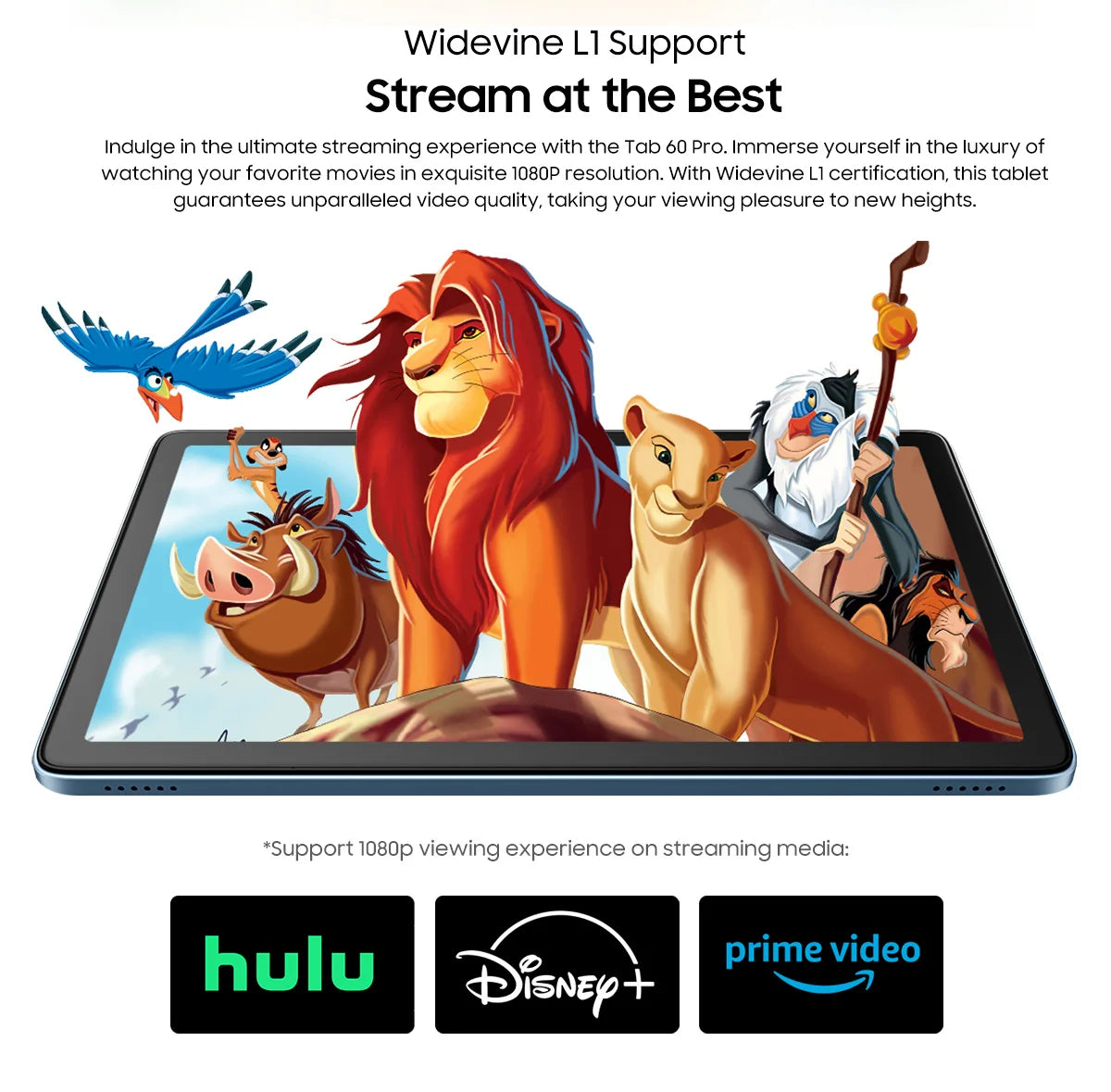 Blackview Tab 60 Pro Tablet – 10.1" HD+ IPS, Android 14, 8GB RAM, 128GB, 7700mAh, Widevine L1