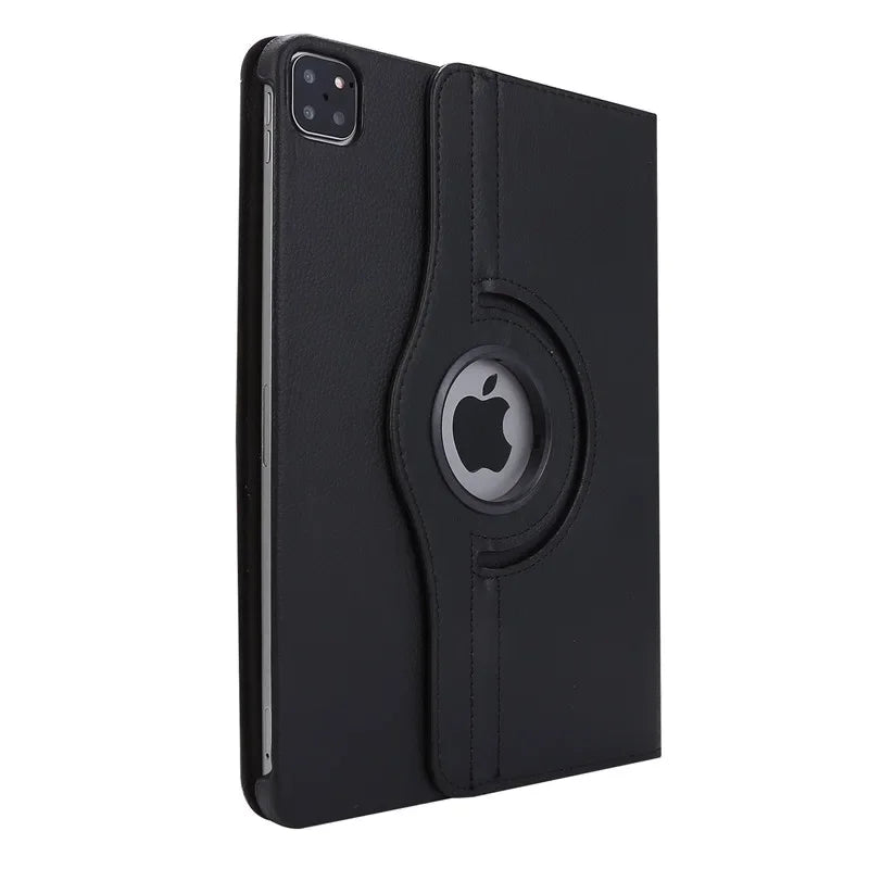 360° Rotating Stand Leather iPad Case – Pro 11"/12.9"/13", Air, Mini, 7th–10th Gen