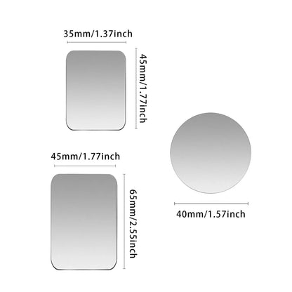 Universal Metal Plates for MagSafe Phone Holder | Iron Sheet Sticker for Magnetic Car & Desk Mount
