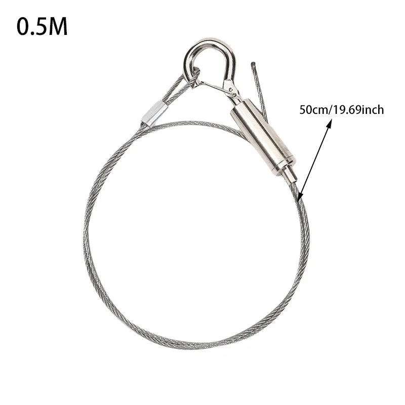 Adjustable Stainless Steel Wire Rope Clothesline