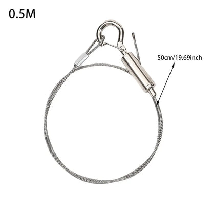 Adjustable Stainless Steel Wire Rope Clothesline