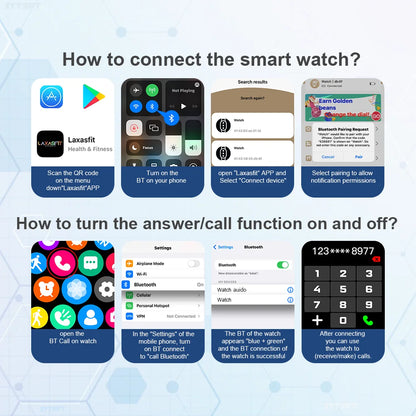 R.E.D. Shopping H9 Smart Watch with 2.01" HD display, Bluetooth calling, 19 sport modes, and health monitoring features.