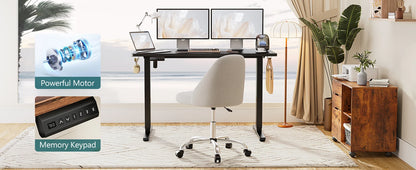 JHK Electric Height Adjustable Standing Desk – Ergonomic Sit-Stand Home Office
