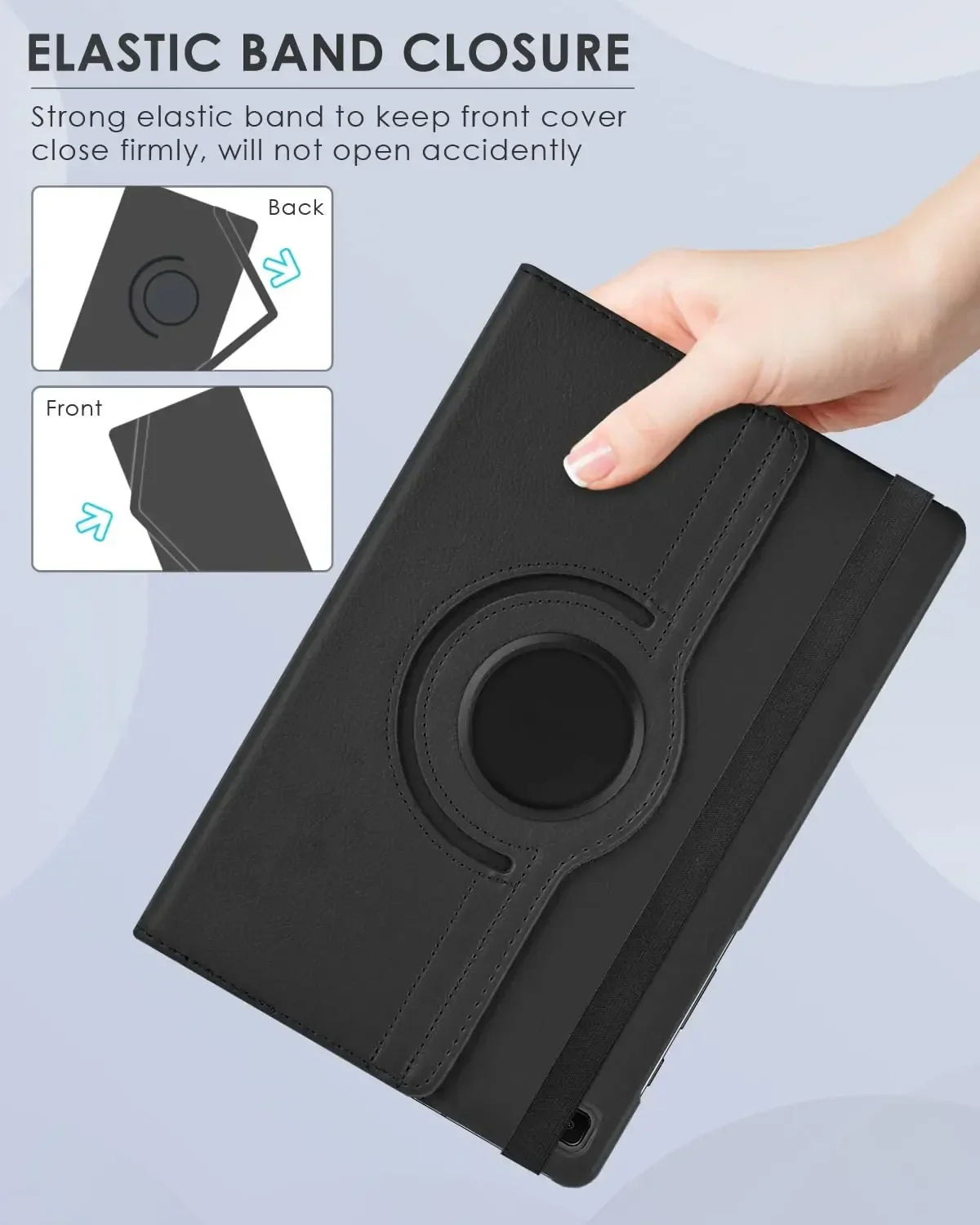For Huawei Honor Pad 9 12.1 inch 2024 360 Rotating Case Stand Cover PU Leather Case For Honor Pad 9 HEY2-W09 HEY2-W19 funda