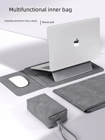 TAIKESEN Laptop Sleeve Case with Stand – PU, 13–16 Inch, for MacBook Air/Pro, Huawei, HP, Dell (Unisex)