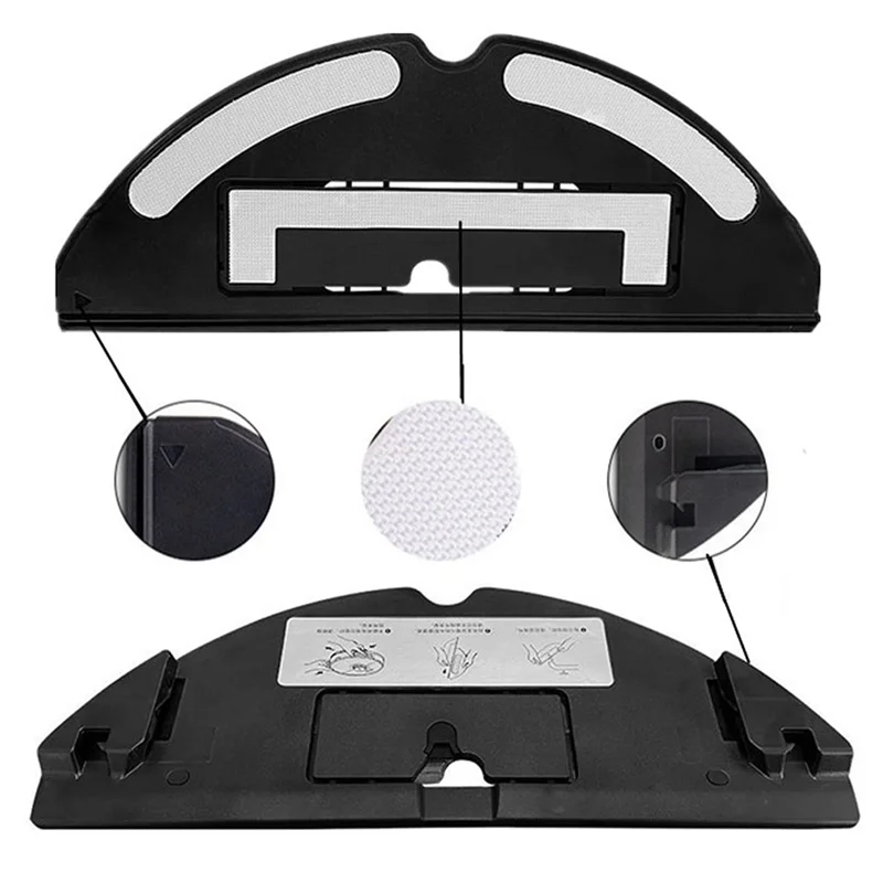Roborock S8/S7/T7S vacuum cleaner mop head, holder, and bracket accessories for replacement and maintenance.