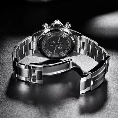PAGANI DESIGN PD1644 Men's Quartz Chronograph Watch – Sapphire Crystal, 100M Water Resistant