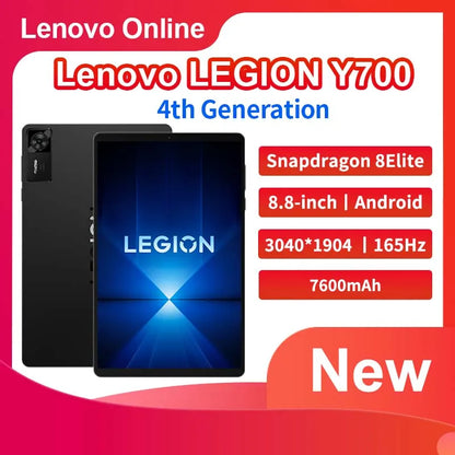Lenovo Legion Y700 4th Gen Gaming Tablet 8.8" – Snapdragon 8 Elite, 165Hz, 7600mAh