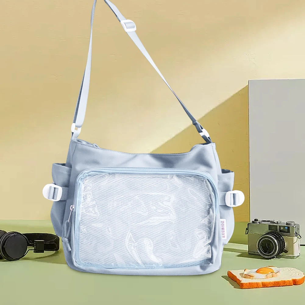 Japanese Ita Bag with Clear Window – Anime Shoulder Bag