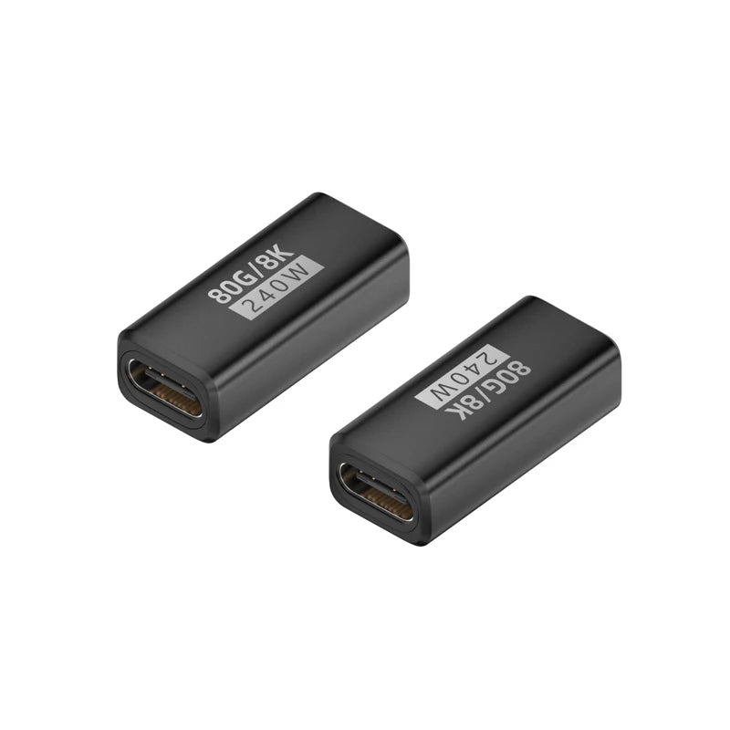 R.E.D. Shopping PD240W 80Gbps USB-C adapter extending 8K@60Hz video and fast charging for iPhone, Xiaomi, and MacBook.