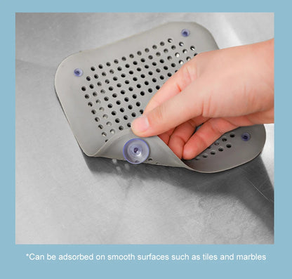 Silicone Sink & Drain Hair Catcher | Shower & Bathtub Filter Screen