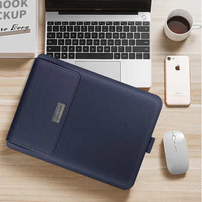 Laptop Sleeve Bag for MacBook Air 13 M4/M3/M2/M1, Pro 13/14/16, Huawei, ASUS, Dell – 11–16", PU Leather